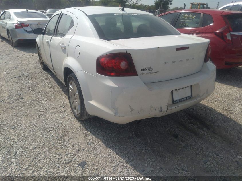 2014 DODGE AVENGER SE - 1C3CDZAG4EN108833