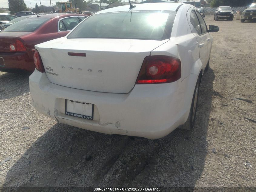 2014 DODGE AVENGER SE - 1C3CDZAG4EN108833