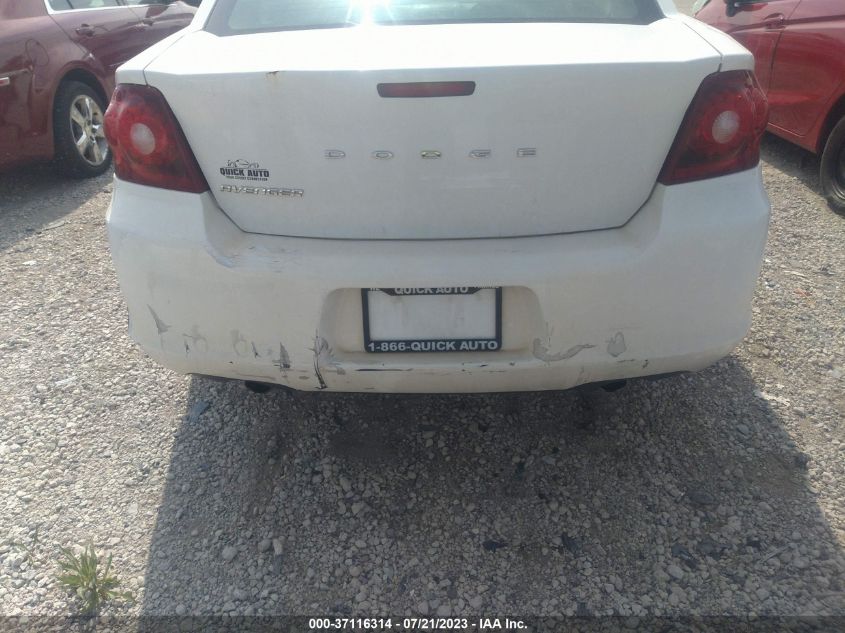 2014 DODGE AVENGER SE - 1C3CDZAG4EN108833