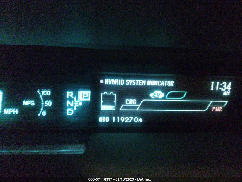 2013 TOYOTA PRIUS ONE/TWO/THREE/FOUR/FIVE - JTDKN3DU8D5633430