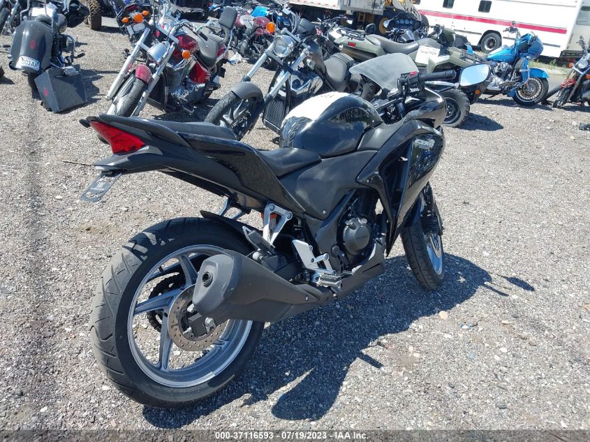 2012 HONDA CBR250 R MLHMC4100C5201609
