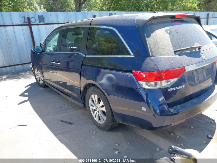 2016 HONDA ODYSSEY EX-L - 5FNRL5H62GB018919