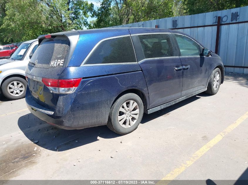 2016 HONDA ODYSSEY EX-L - 5FNRL5H62GB018919