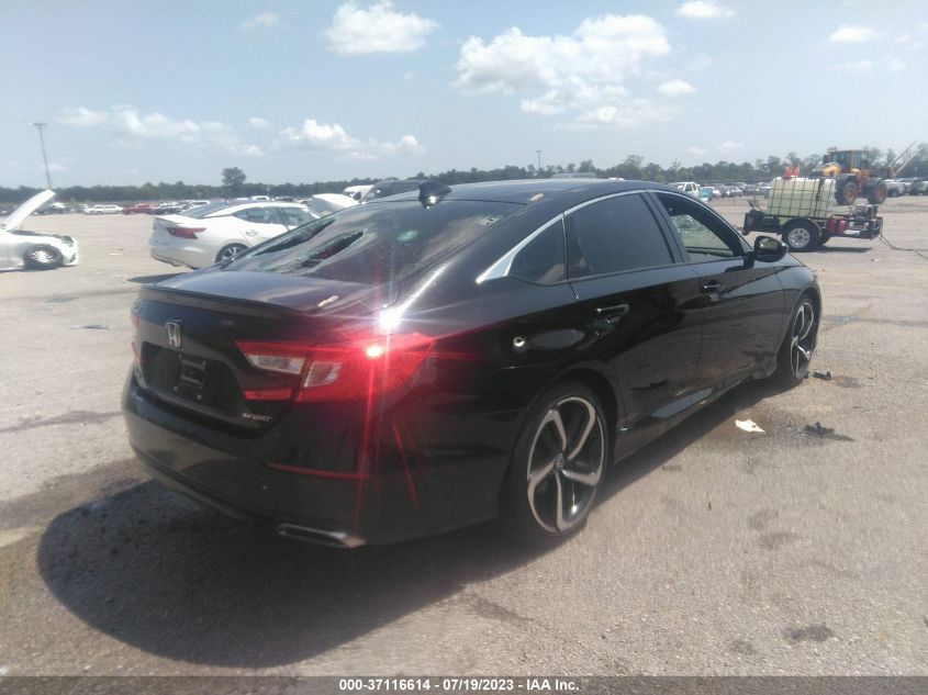 2021 HONDA ACCORD SEDAN SPORT - 1HGCV1F30MA110182