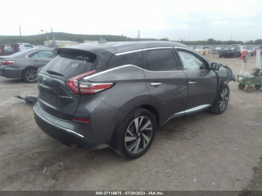 2018 NISSAN MURANO PLATINUM - 5N1AZ2MG6JN183210