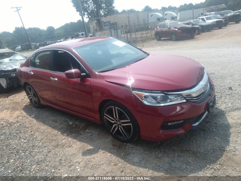 Lot #2539238051 2016 HONDA ACCORD SPORT salvage car