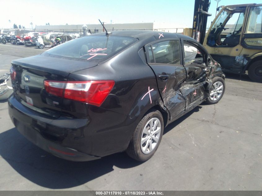 2015 KIA RIO LX - KNADM4A36F6460028