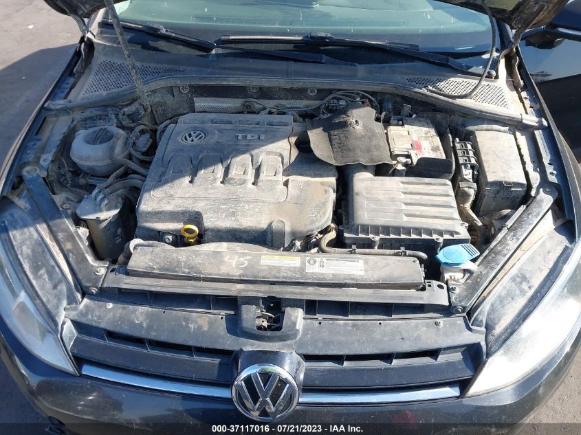 2015 VOLKSWAGEN GOLF TDI S - 3VW2A7AU3FM076461