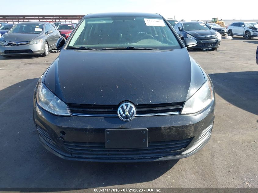2015 VOLKSWAGEN GOLF TDI S - 3VW2A7AU3FM076461