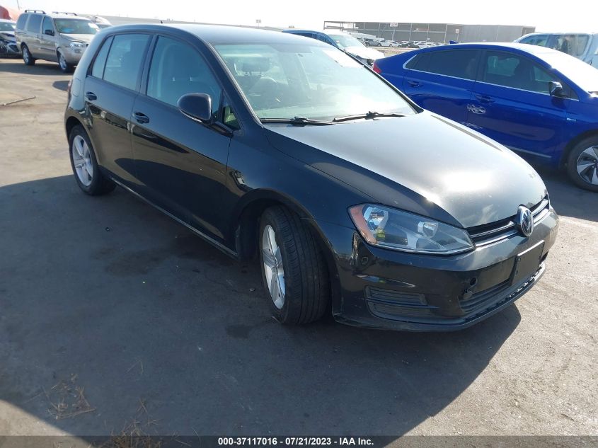 2015 VOLKSWAGEN GOLF TDI S - 3VW2A7AU3FM076461