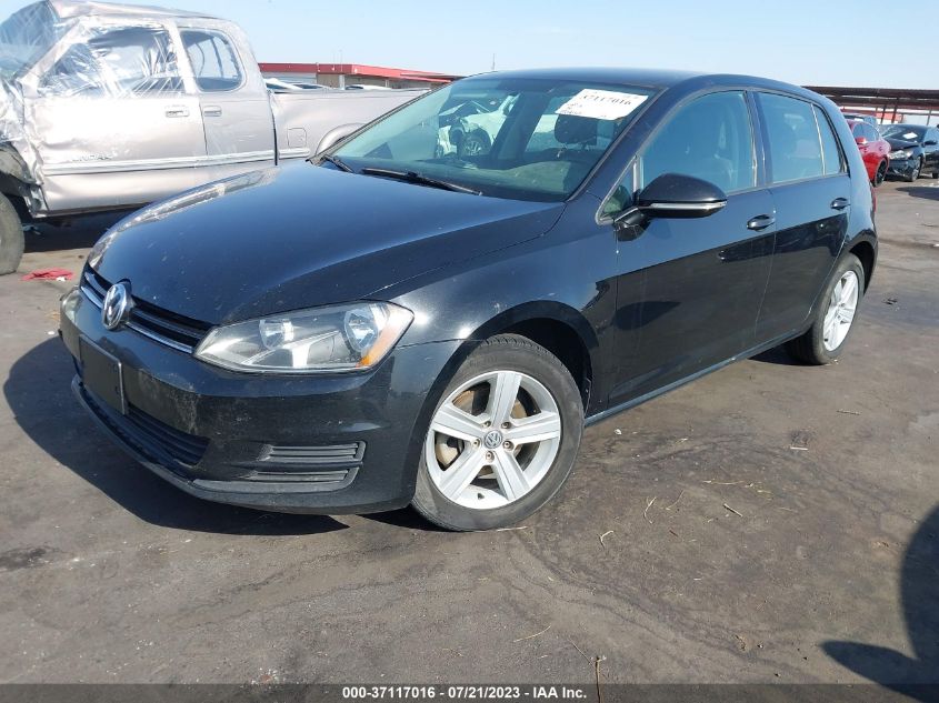 2015 VOLKSWAGEN GOLF TDI S - 3VW2A7AU3FM076461