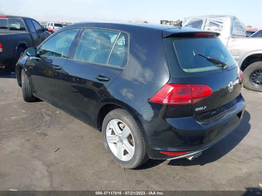 2015 VOLKSWAGEN GOLF TDI S - 3VW2A7AU3FM076461