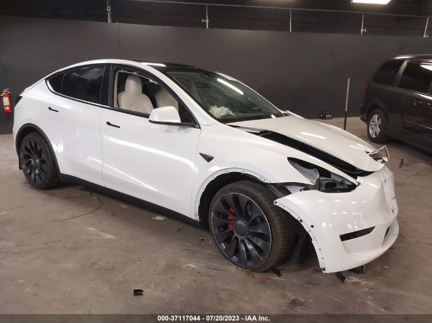 2022 TESLA MODEL Y PERFORMANCE - 7SAYGDEF5NF532861