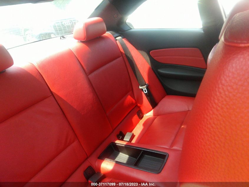 2013 BMW 1 SERIES 128I WBAUP7C53DVP25627