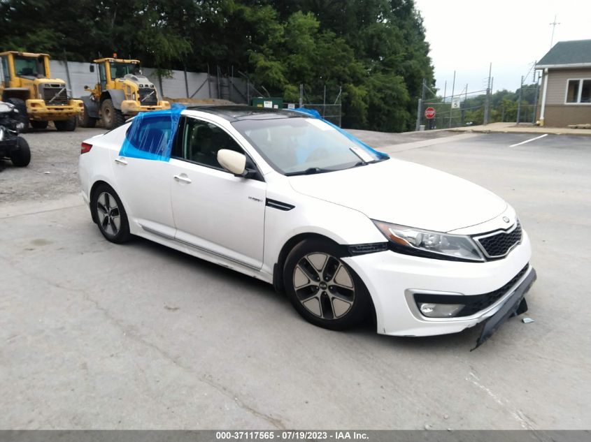 2013 KIA OPTIMA HYBRID EX - KNAGM4AD7D5060603