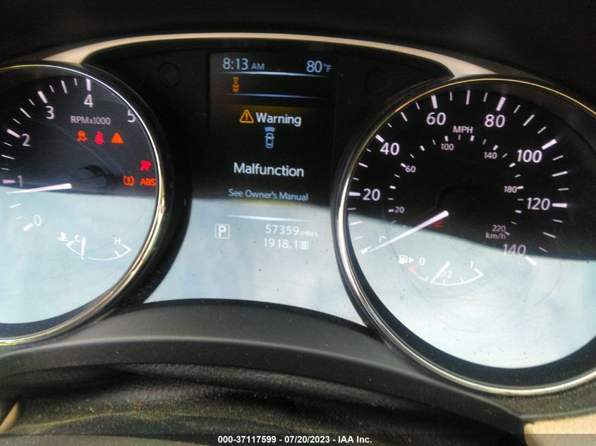 2016 NISSAN ROGUE SL - 5N1AT2MT5GC888373