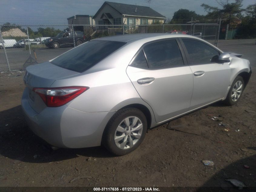 2015 TOYOTA COROLLA L/LE/S/S PLUS/LE PLUS - 2T1BURHE5FC247451