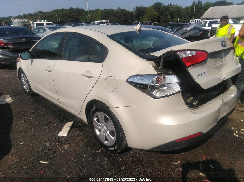 2015 KIA FORTE LX - KNAFK4A60F5374843