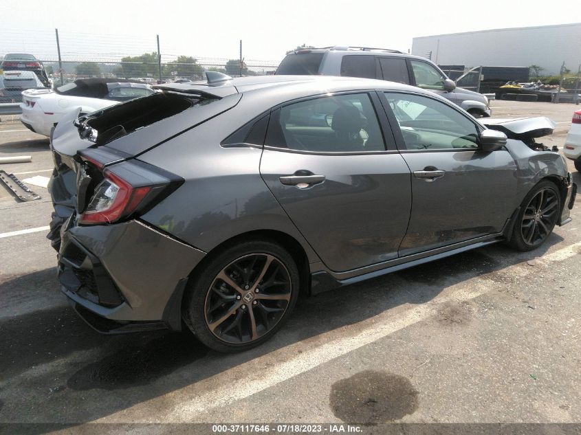 VIN SHHFK7H46MU217627 Honda Civic Hatchback SPORT 2021 4