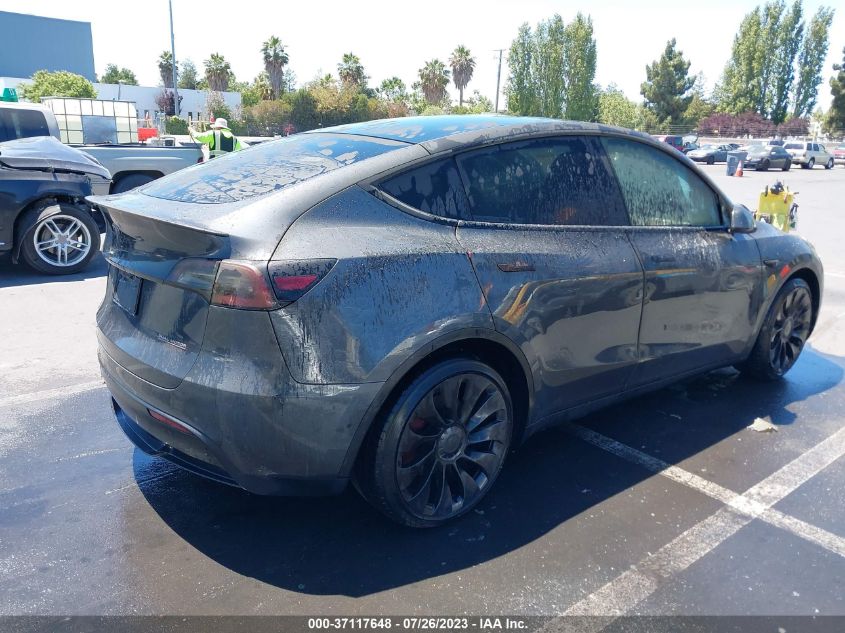2022 TESLA MODEL Y PERFORMANCE - 7SAYGDEF1NF347867