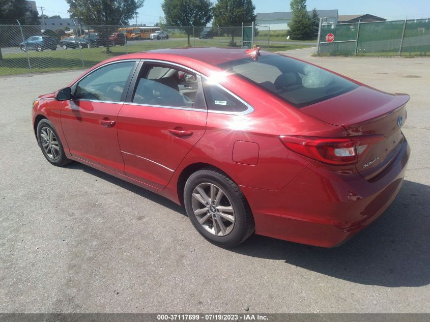 2017 HYUNDAI SONATA 2.4L - 5NPE24AF7HH522360