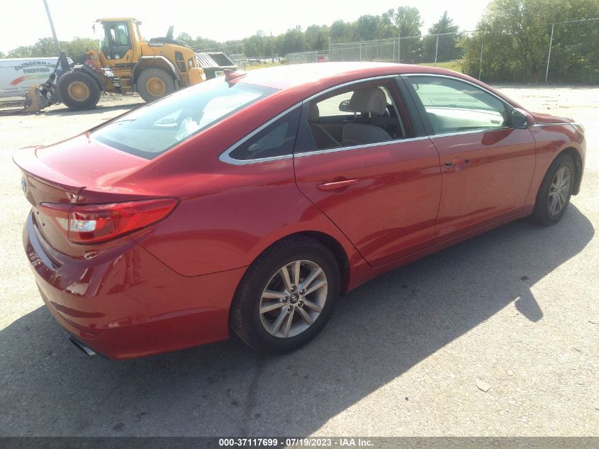 2017 HYUNDAI SONATA 2.4L - 5NPE24AF7HH522360