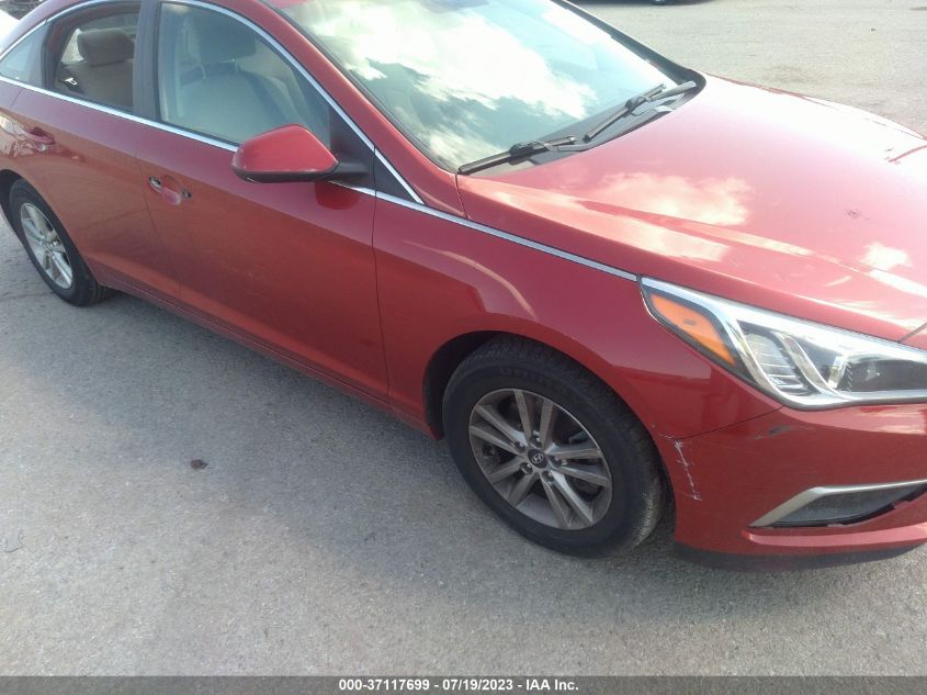 2017 HYUNDAI SONATA 2.4L - 5NPE24AF7HH522360