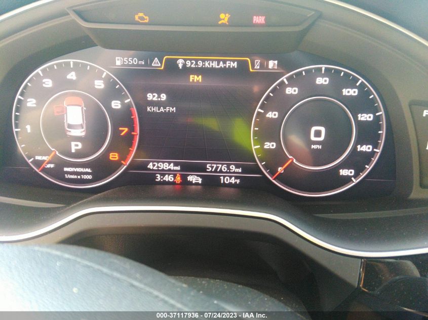 2019 AUDI Q7 PRESTIGE - WA1VAAF7XKD039312