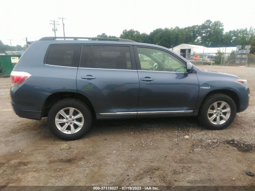 2013 TOYOTA HIGHLANDER HYBRID - JTEBC3EH7D2017738