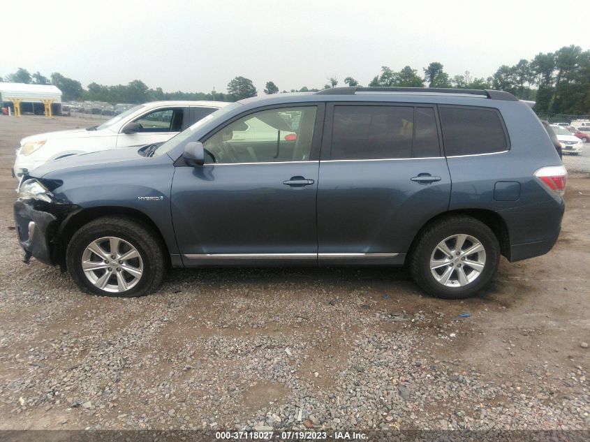 2013 TOYOTA HIGHLANDER HYBRID - JTEBC3EH7D2017738