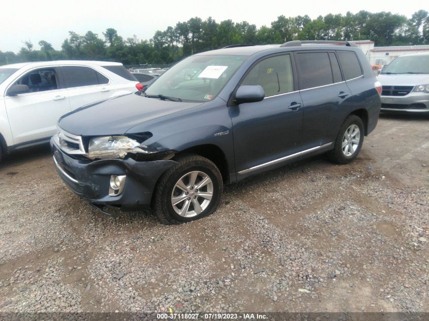 2013 TOYOTA HIGHLANDER HYBRID - JTEBC3EH7D2017738