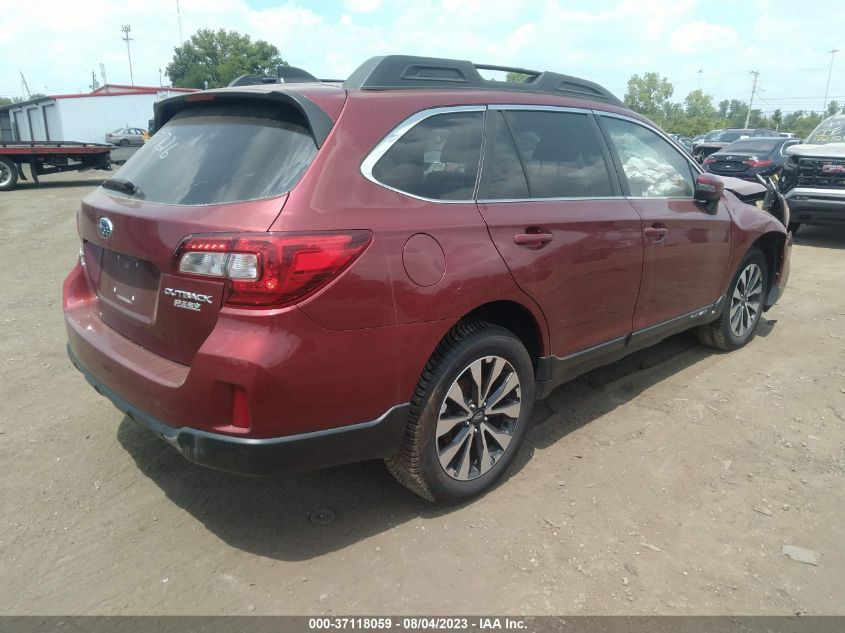 2017 SUBARU OUTBACK LIMITED - 4S4BSAKC0H3407726