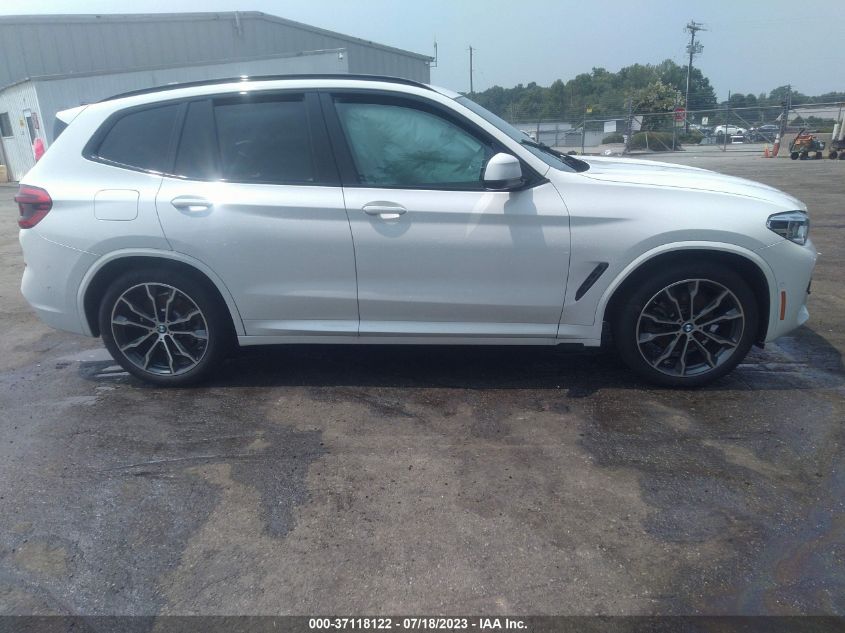 2021 BMW X3 XDRIVE30I - 5UXTY5C01M9F33654