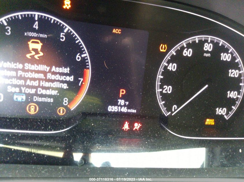 2020 HONDA ACCORD SEDAN SPORT - 1HGCV1F3XLA153393