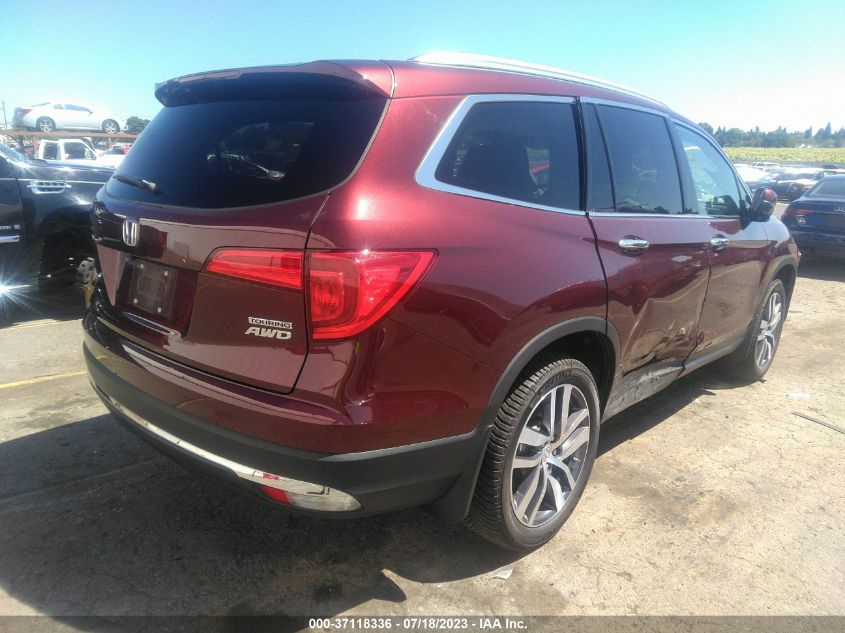 2018 HONDA PILOT TOURING - 5FNYF6H94JB067968