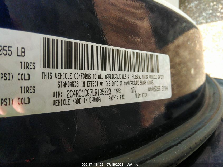 2020 CHRYSLER VOYAGER LX - 2C4RC1CG7LR105223