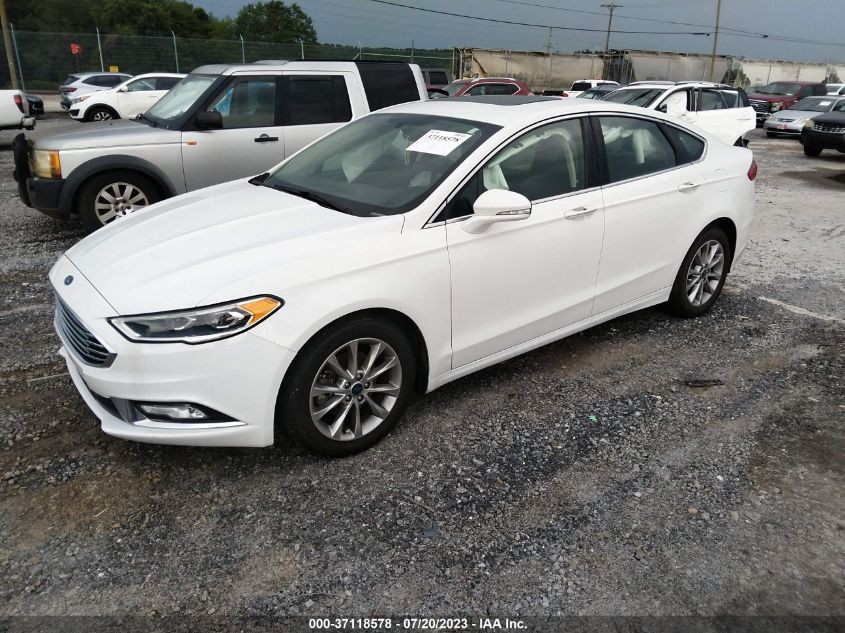 2017 FORD FUSION SE - 3FA6P0HD0HR366538