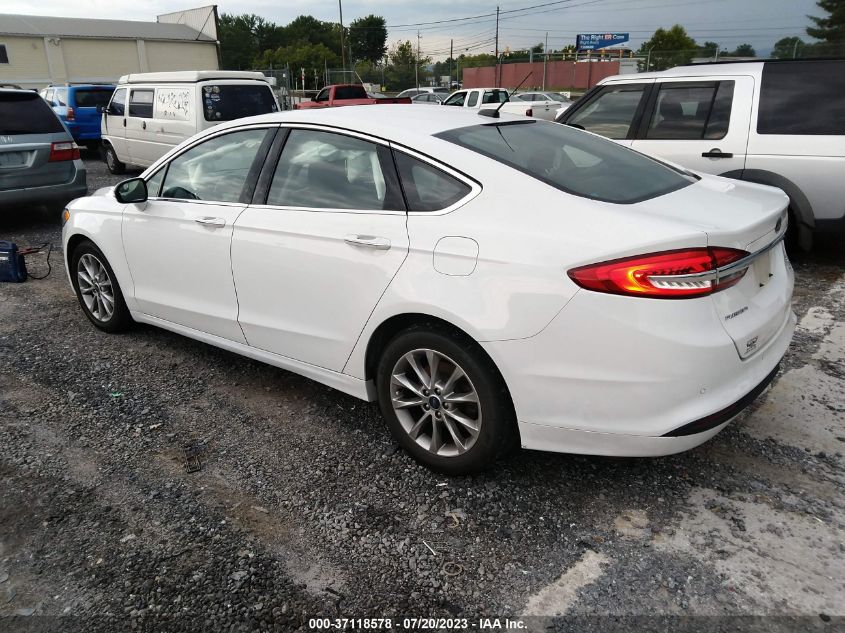 2017 FORD FUSION SE - 3FA6P0HD0HR366538