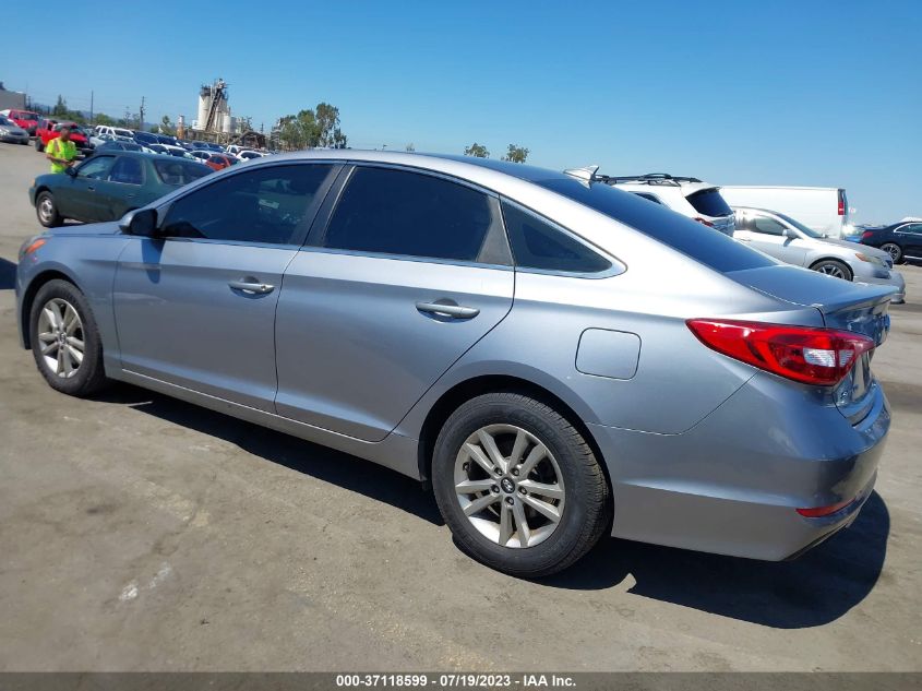 2015 HYUNDAI SONATA 2.4L - 5NPE24AFXFH173093