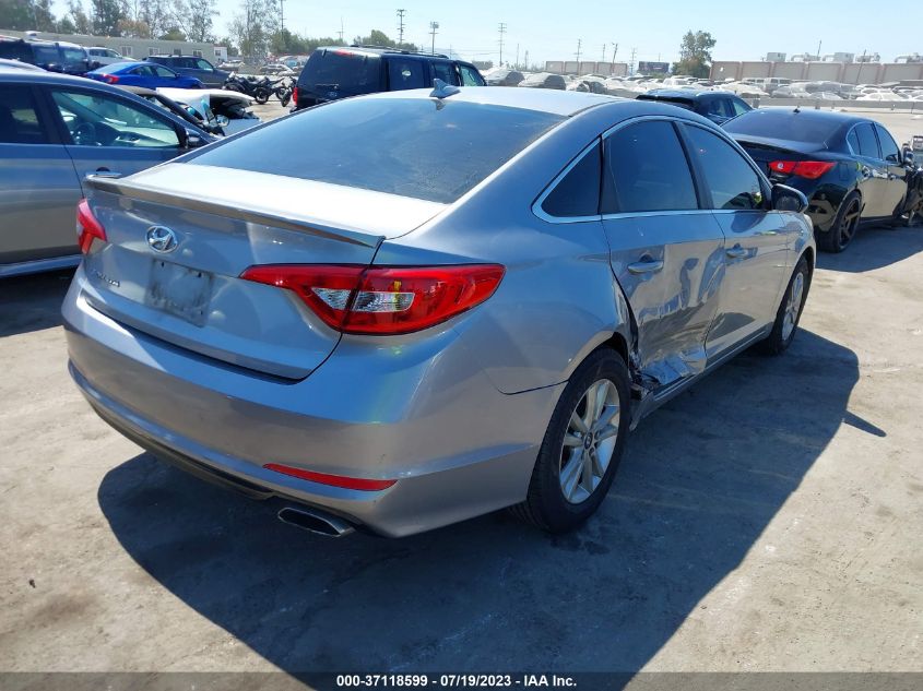 2015 HYUNDAI SONATA 2.4L - 5NPE24AFXFH173093