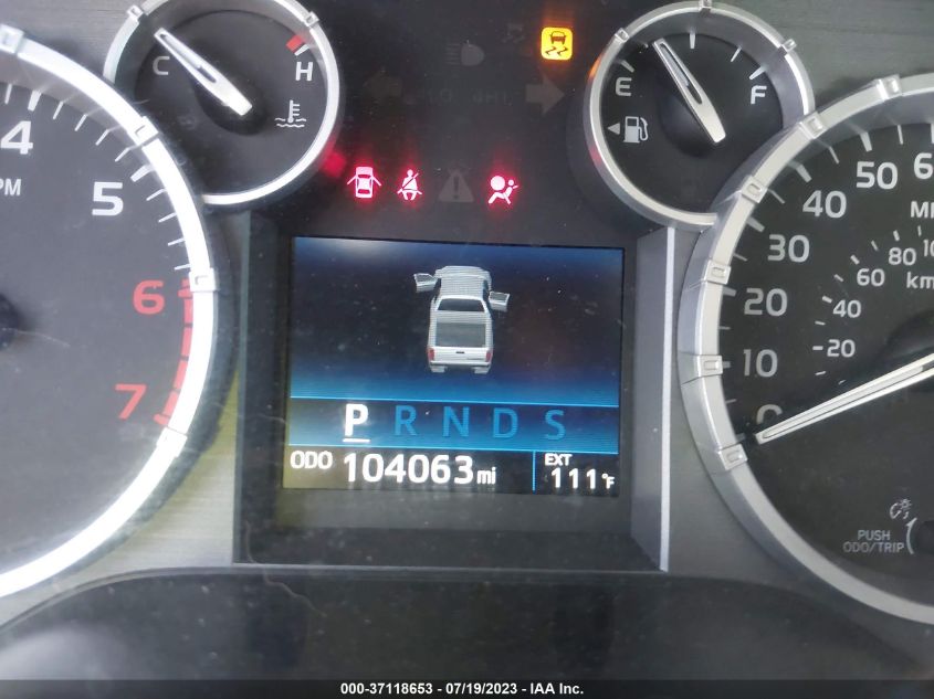 2016 TOYOTA TUNDRA 4WD TRUCK LTD - 5TFBY5F17GX511124