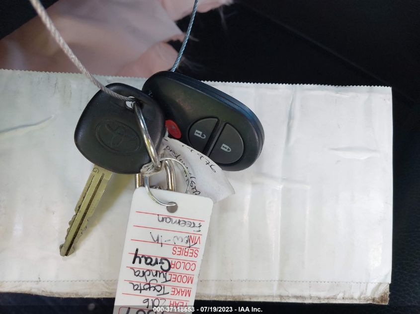 2016 TOYOTA TUNDRA 4WD TRUCK LTD - 5TFBY5F17GX511124