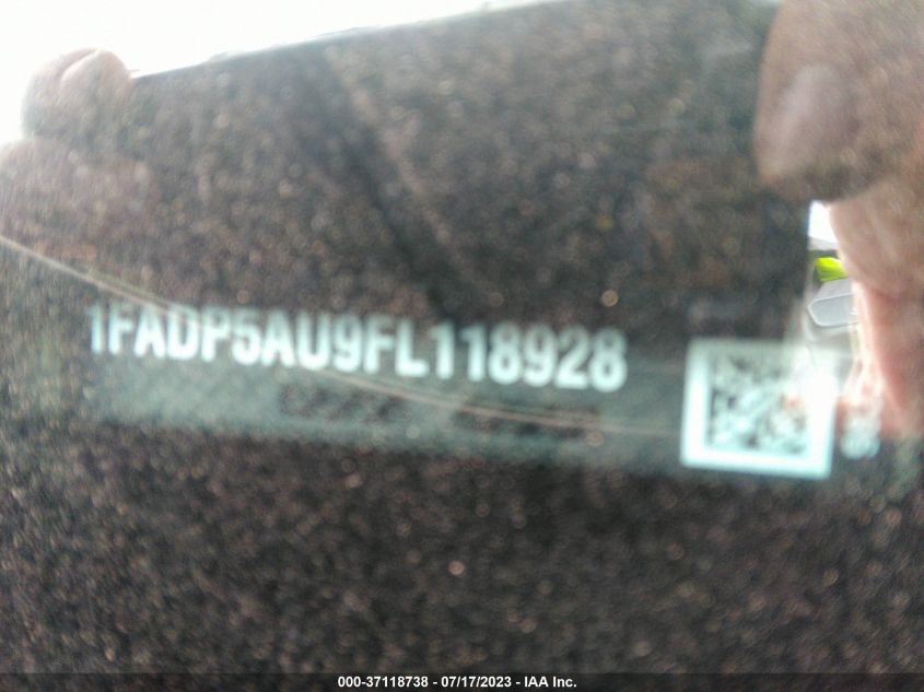 2015 FORD C-MAX HYBRID SE - 1FADP5AU9FL118928