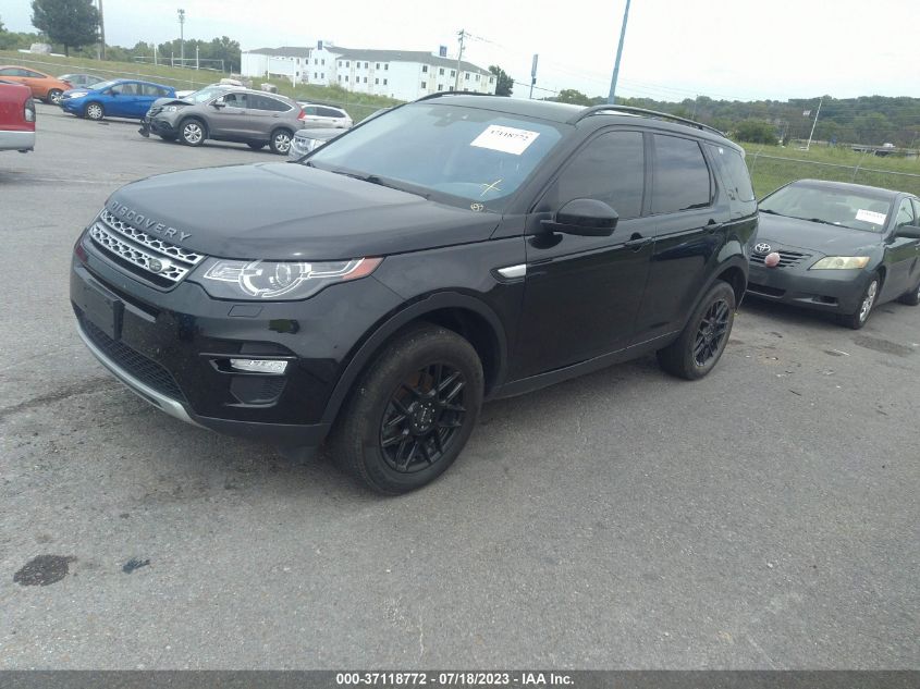 2018 LAND ROVER DISCOVERY SPORT HSE - SALCR2RX0JH742277