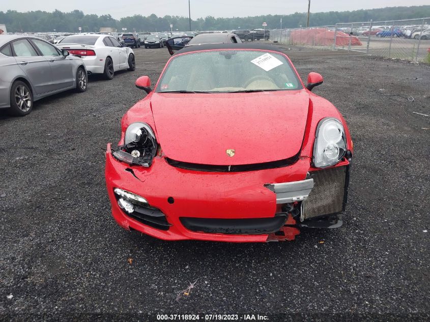 2015 PORSCHE BOXSTER - WP0CA2A83FS120625