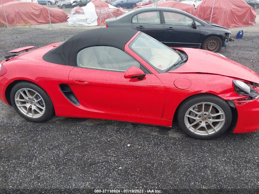2015 PORSCHE BOXSTER - WP0CA2A83FS120625