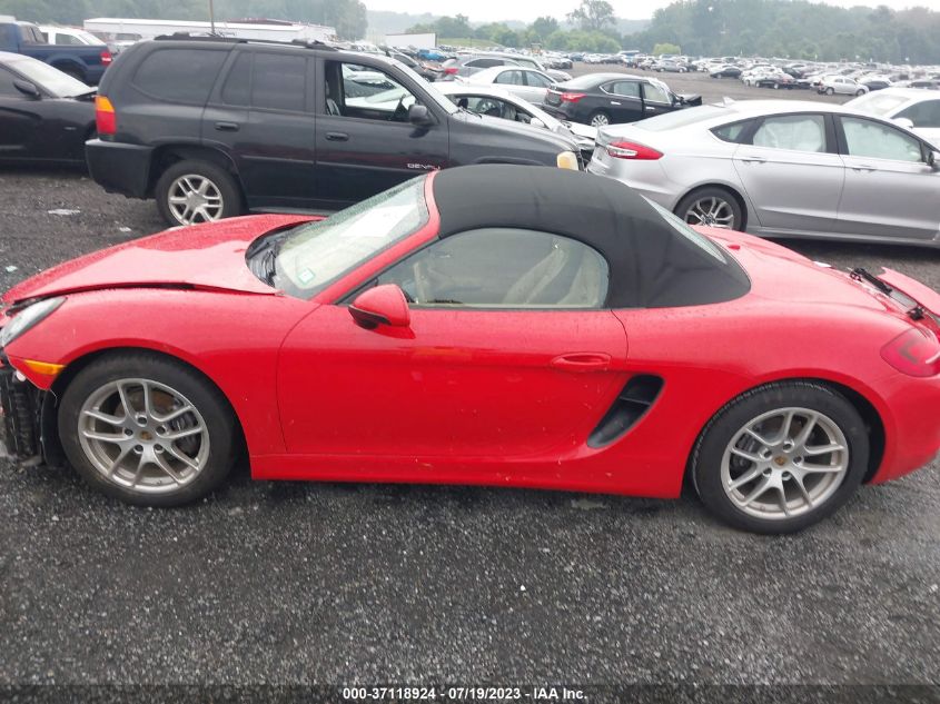 2015 PORSCHE BOXSTER - WP0CA2A83FS120625