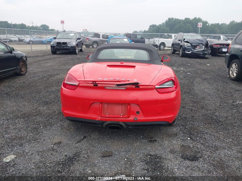 2015 PORSCHE BOXSTER - WP0CA2A83FS120625
