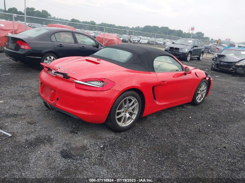 2015 PORSCHE BOXSTER - WP0CA2A83FS120625