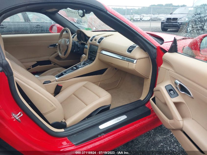 2015 PORSCHE BOXSTER - WP0CA2A83FS120625